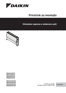 FNA-A9_Installation manual_4PSL456958-1J_Slovenian download